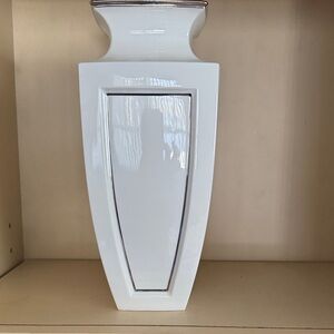 Elegant White Ceramic Vase